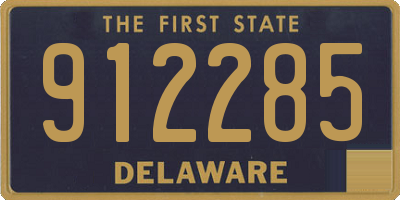 DE license plate 912285