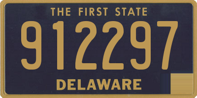 DE license plate 912297