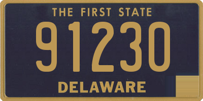 DE license plate 91230