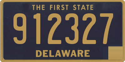 DE license plate 912327