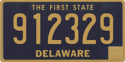 DE license plate 912329