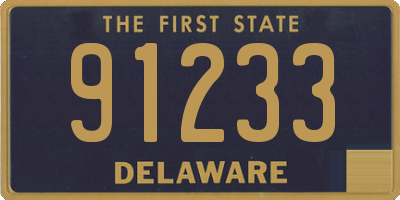 DE license plate 91233