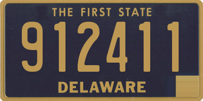 DE license plate 912411