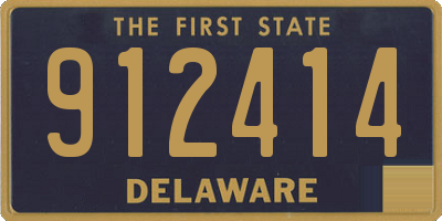 DE license plate 912414