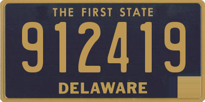 DE license plate 912419