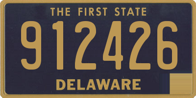DE license plate 912426