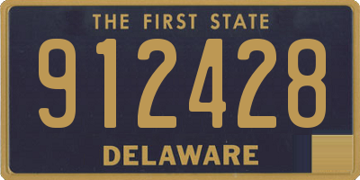 DE license plate 912428