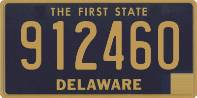 DE license plate 912460