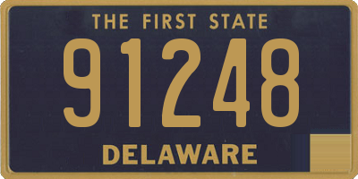 DE license plate 91248