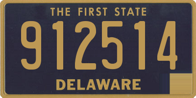 DE license plate 912514