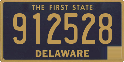 DE license plate 912528