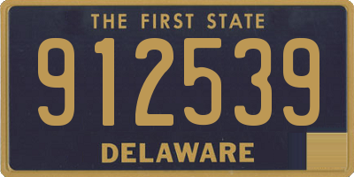 DE license plate 912539
