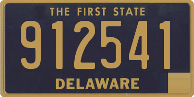 DE license plate 912541