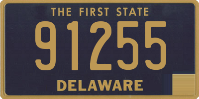 DE license plate 91255