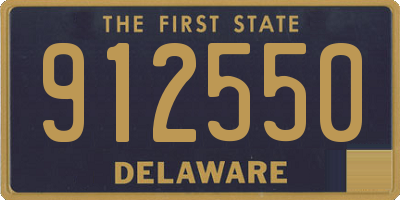 DE license plate 912550