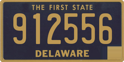 DE license plate 912556