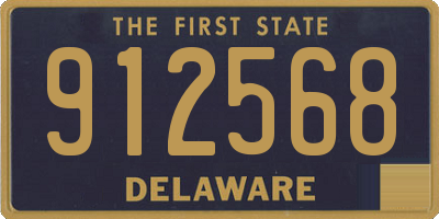 DE license plate 912568