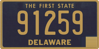 DE license plate 91259