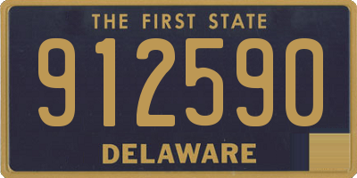 DE license plate 912590