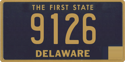 DE license plate 9126