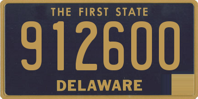 DE license plate 912600