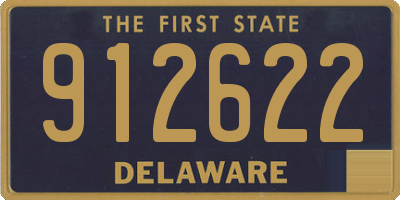 DE license plate 912622