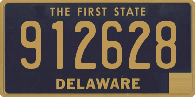 DE license plate 912628