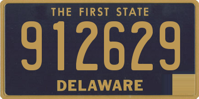 DE license plate 912629