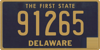 DE license plate 91265