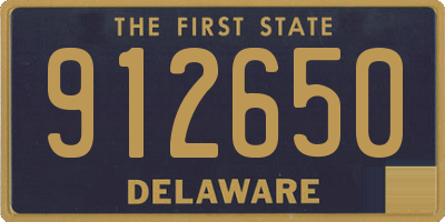 DE license plate 912650