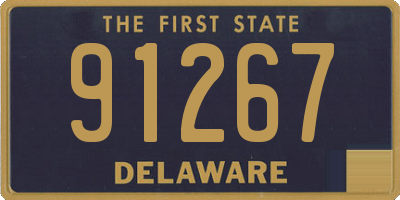 DE license plate 91267