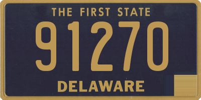 DE license plate 91270