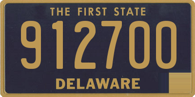DE license plate 912700