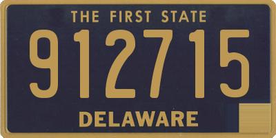 DE license plate 912715