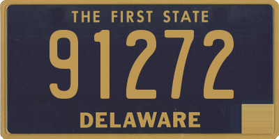 DE license plate 91272