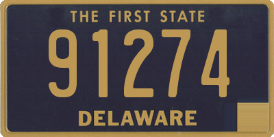 DE license plate 91274