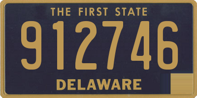 DE license plate 912746