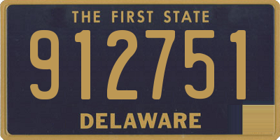 DE license plate 912751