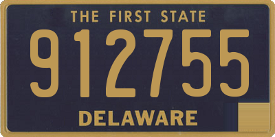 DE license plate 912755