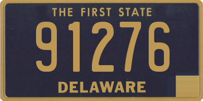 DE license plate 91276