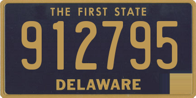 DE license plate 912795