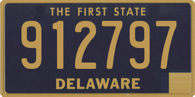 DE license plate 912797