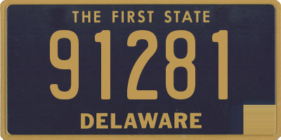 DE license plate 91281