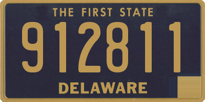 DE license plate 912811
