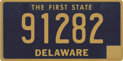 DE license plate 91282