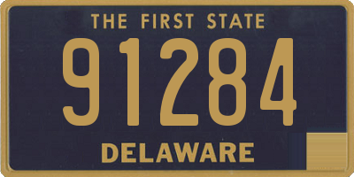 DE license plate 91284