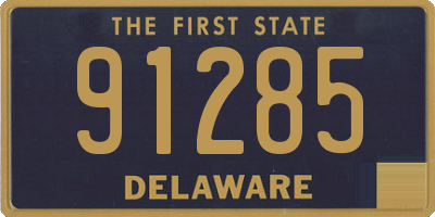 DE license plate 91285