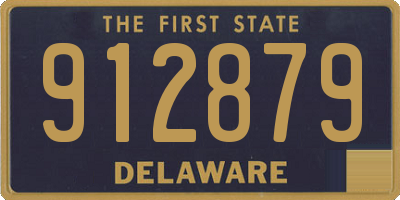 DE license plate 912879
