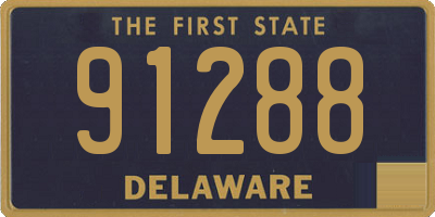 DE license plate 91288