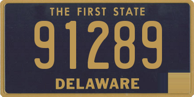 DE license plate 91289